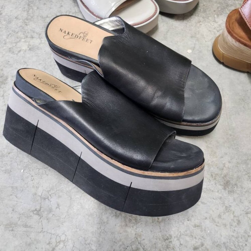 Naked Feet 8.5 platform/wedge